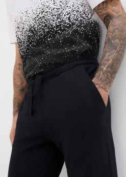 Pantalon de jogging à jambes droites, intérieur gratté doux