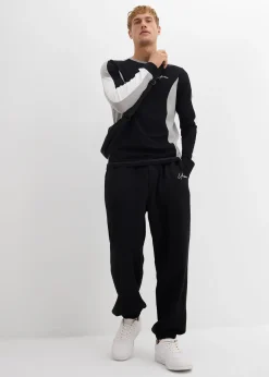 Pantalon de jogging ample, 100% coton