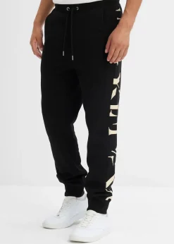 Pantalon de jogging avec empiècement, 100% coton