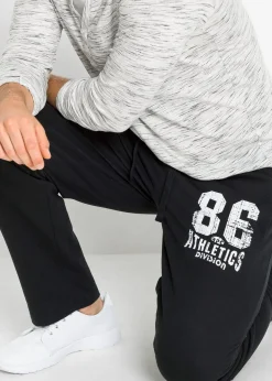 Pantalon de jogging avec détails sportifs, 100% coton