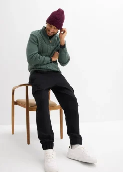 Pantalon de jogging avec poches cargo, loose