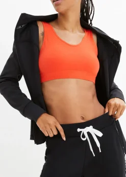 Pantalon de jogging avec finitions bord-côtes et imprimé