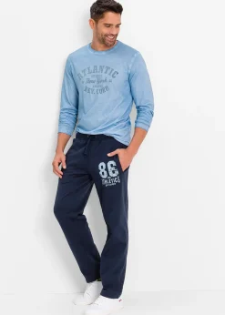 Pantalon de jogging avec détails sportifs, 100% coton