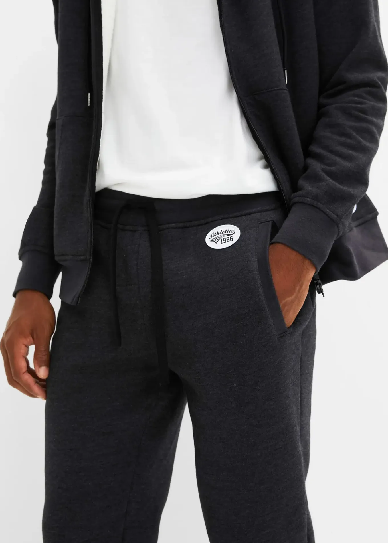 Pantalon de jogging chaud avec doublure peluche