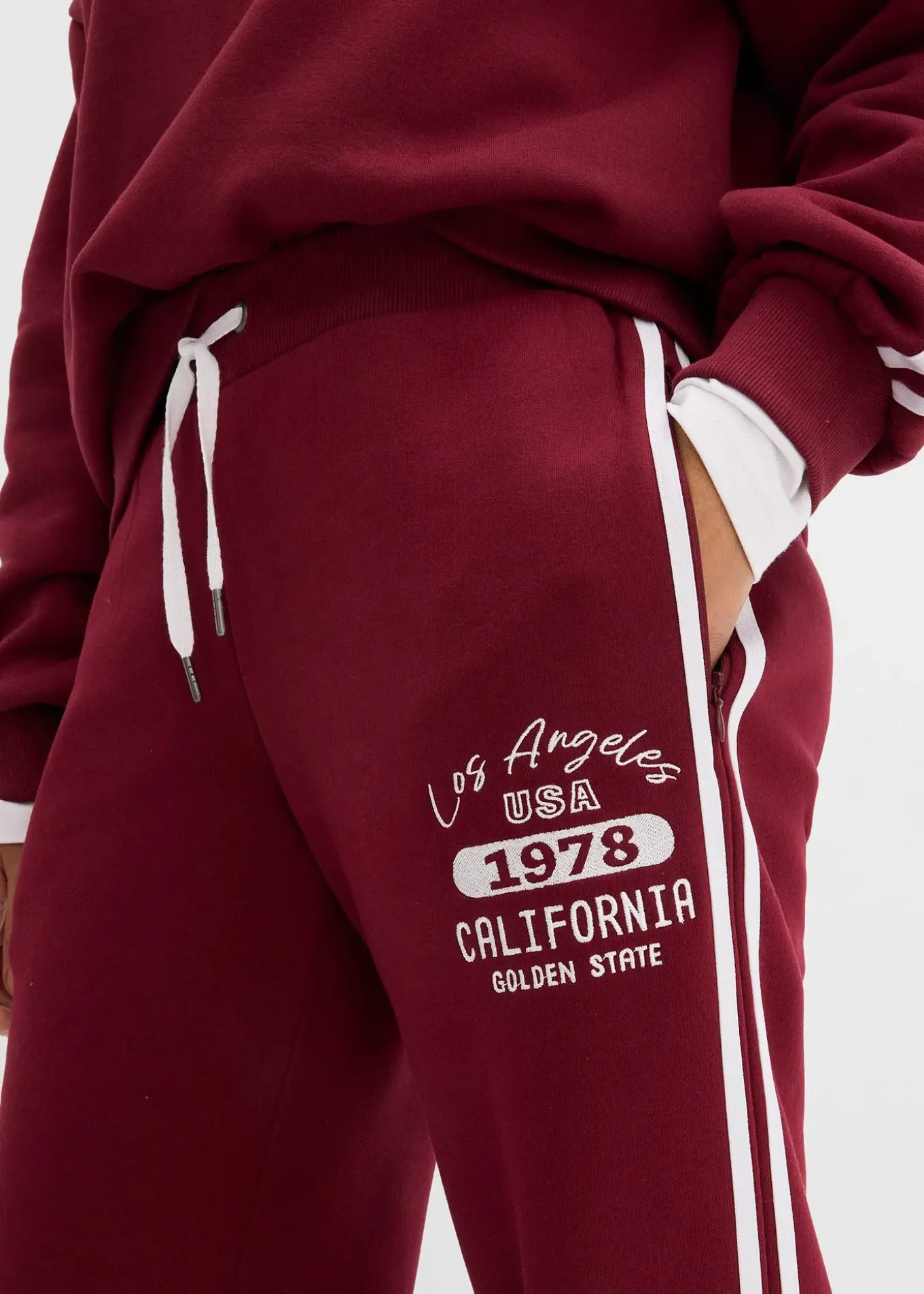 Pantalon de jogging doux en coton mélangé