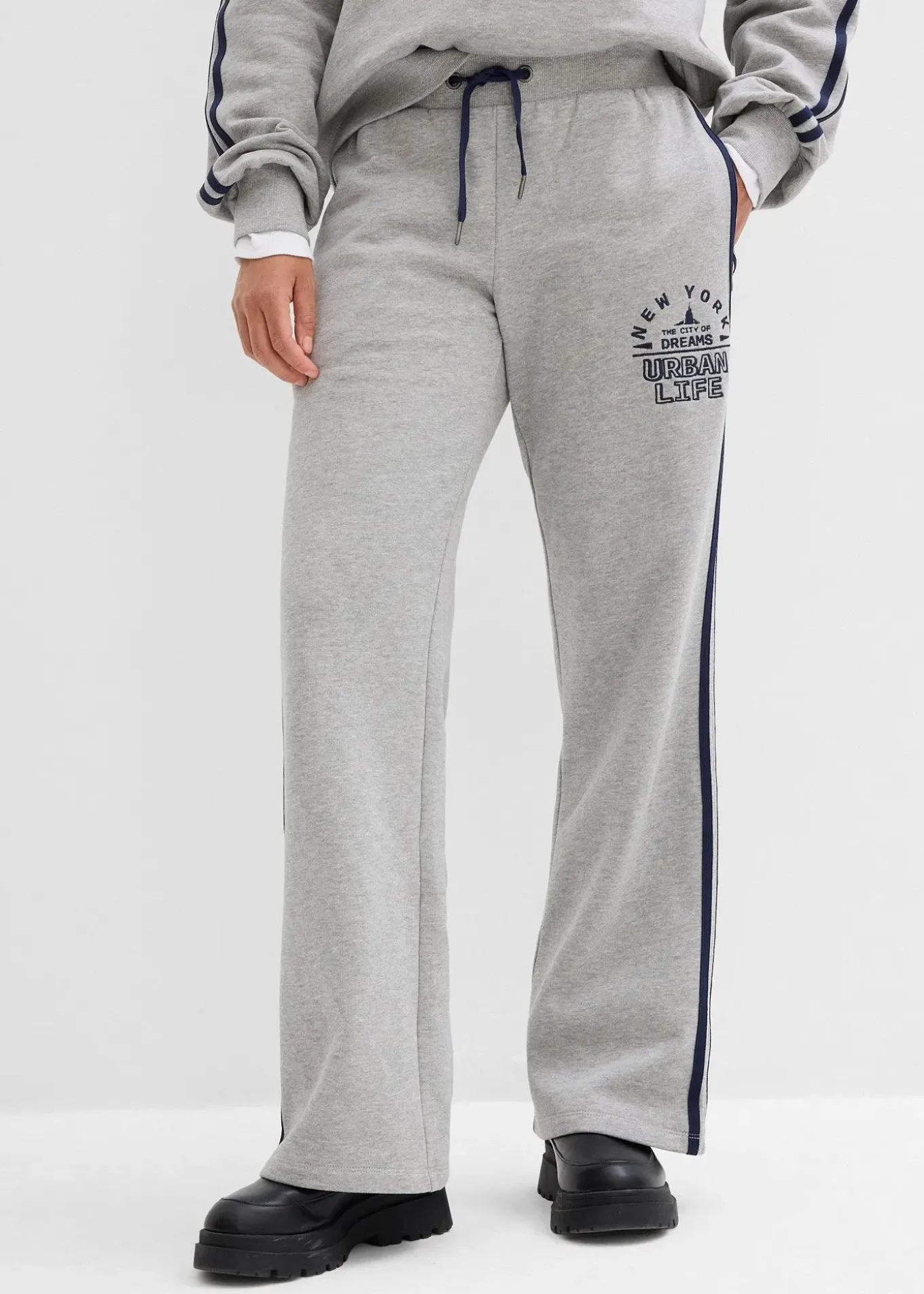 Pantalon de jogging doux en coton mélangé