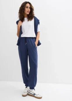Pantalon de jogging doux en matière néoprène