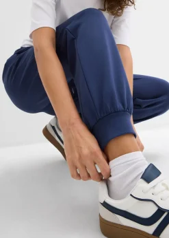Pantalon de jogging doux en matière néoprène