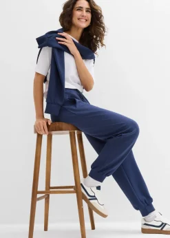 Pantalon de jogging doux en matière néoprène