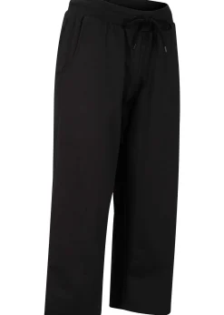 Pantalon de jogging en coton, mi-mollet