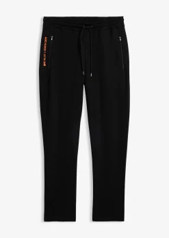 Pantalon de jogging en coton avec poches zippées pratiques