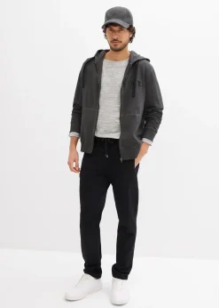 Pantalon de jogging en coton avec poches zippées pratiques
