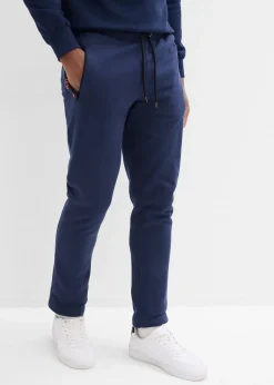 Pantalon de jogging en coton avec poches zippées pratiques