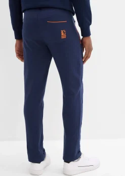 Pantalon de jogging en coton avec poches zippées pratiques