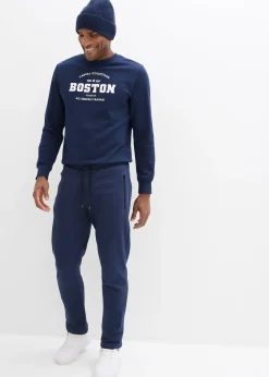 Pantalon de jogging en coton avec poches zippées pratiques