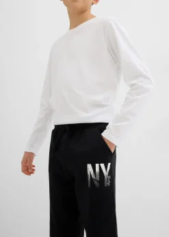 Pantalon de jogging en doux coton mélangé