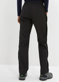 Pantalon de pluie ultra-léger à taille élastiquée avec zip sur le côté, imperméable