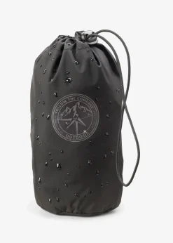 Pantalon de pluie ultra-léger à taille élastiquée avec zip sur le côté, imperméable