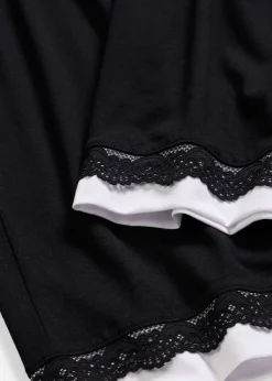 Pantalon de pyjama ample et doux, longueur 3/4