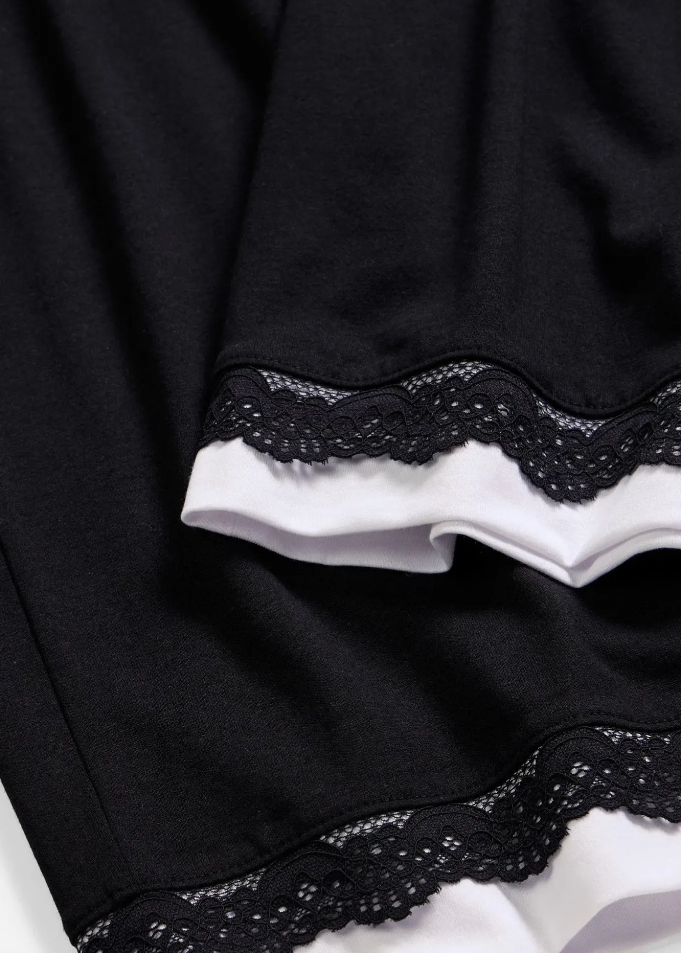 Pantalon de pyjama ample et doux, longueur 3/4