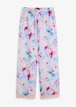 Pantalon de pyjama fluide en satin