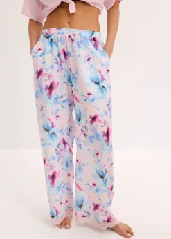 Pantalon de pyjama fluide en satin