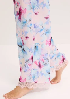 Pantalon de pyjama fluide en satin