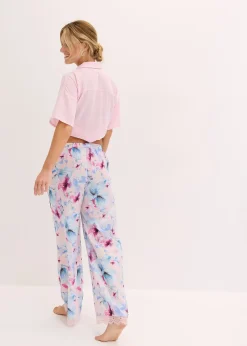 Pantalon de pyjama fluide en satin