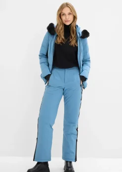 Pantalon de ski chaudement rembourré avec pare-neige