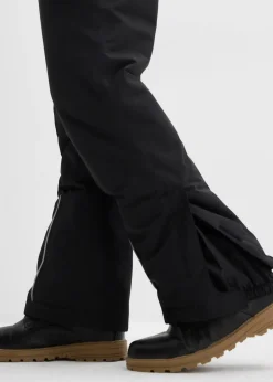 Pantalon de ski imperméable à bretelles et détails réfléchissants