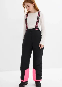 Pantalon de ski imperméable avec bretelles amovibles