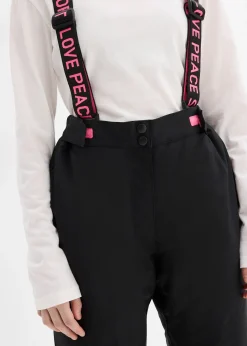 Pantalon de ski imperméable avec bretelles amovibles