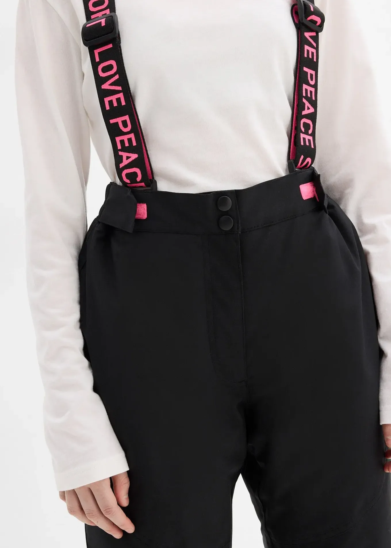 Pantalon de ski imperméable avec bretelles amovibles