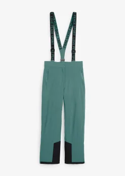 Pantalon de ski thermique imperméable avec bretelles amovibles