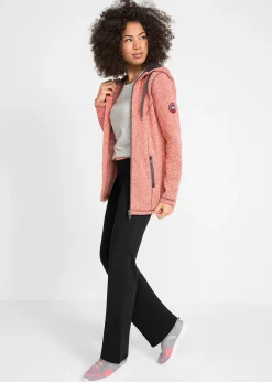 Pantalon de sport en coton, jambes évasées