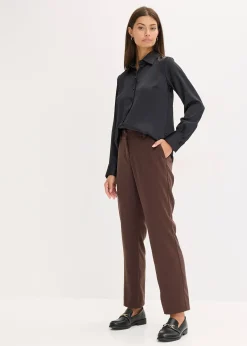 Pantalon de tailleur avec fentes
