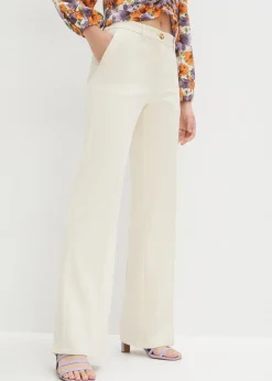 Pantalon de tailleur, coupe flare