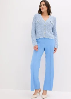 Pantalon de tailleur, coupe flare