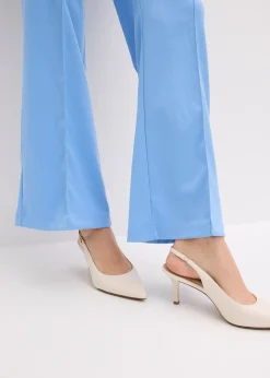 Pantalon de tailleur, coupe flare