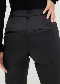 Pantalon de tailleur en satin