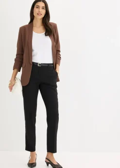Pantalon de tailleur, taille courte