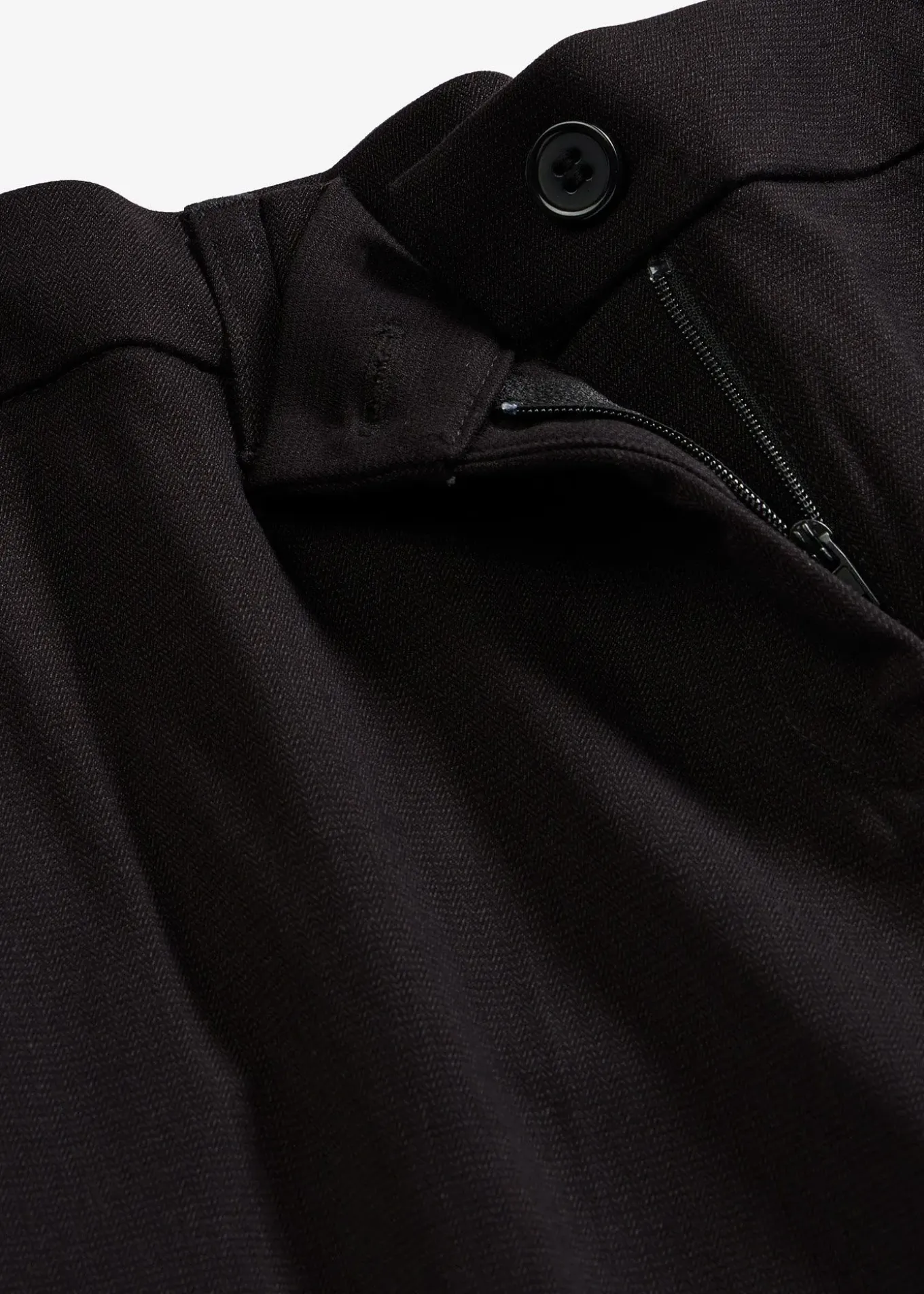 Pantalon de tailleur, taille courte