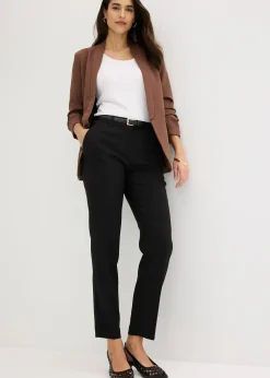 Pantalon de tailleur, taille courte