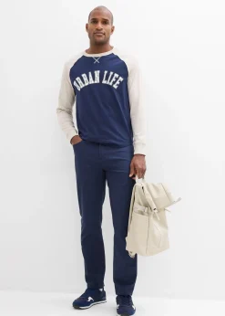 Pantalon droit et extensible, coupe classique