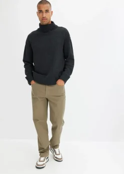 Pantalon droit et extensible, coupe classique