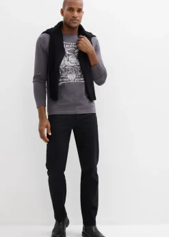 Pantalon droit et extensible, coupe classique