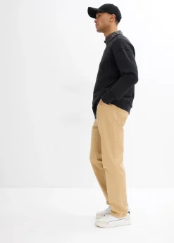 Pantalon droit et extensible, coupe classique