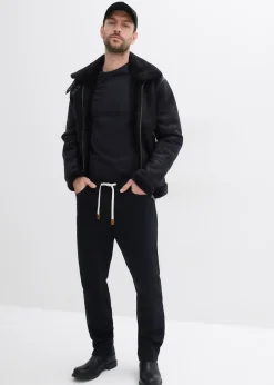 Pantalon droit et regular, taille extensible