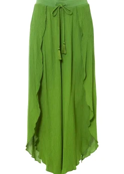 Pantalon effet froissé