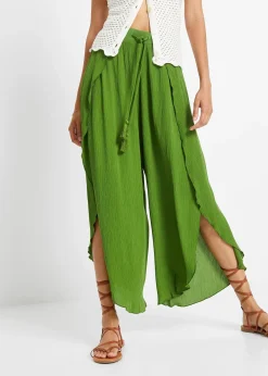 Pantalon effet froissé